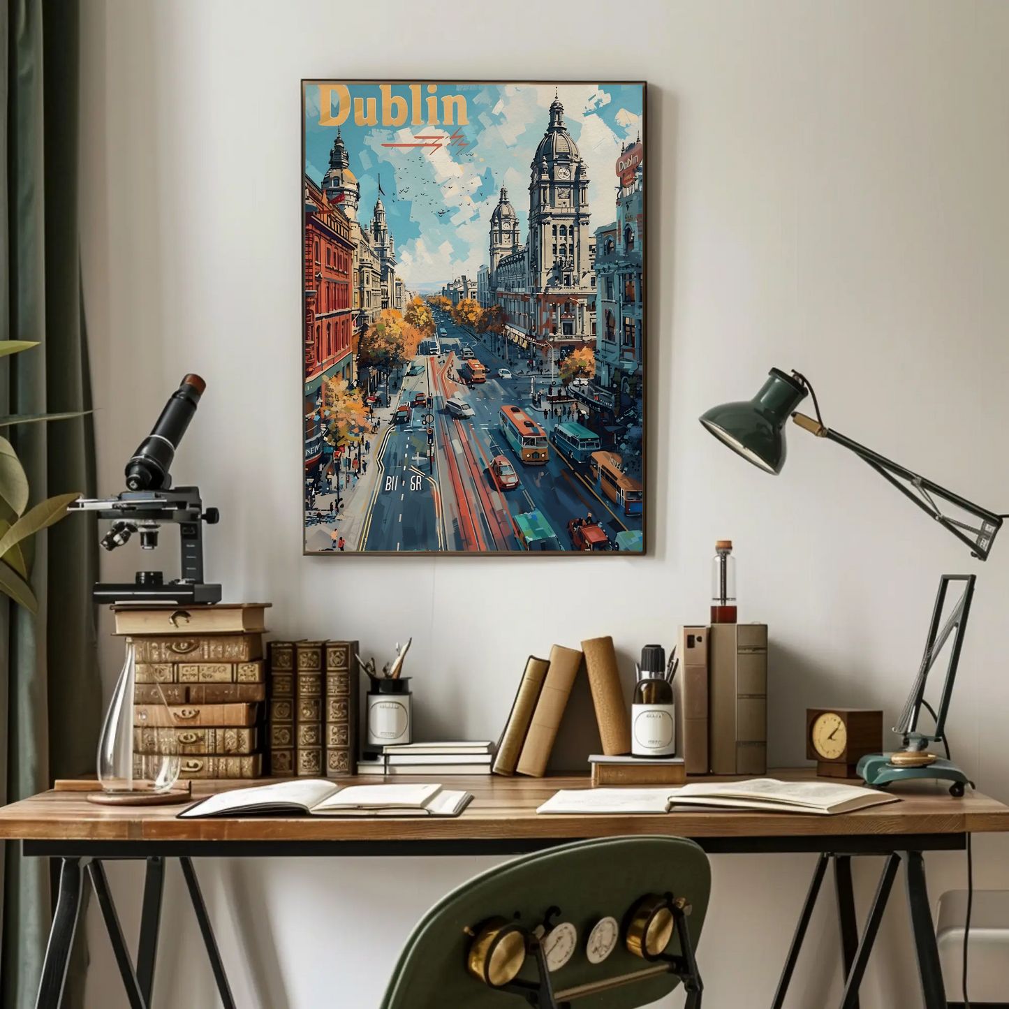 Vintage Poster - Dublin Grand Avenue