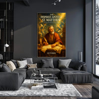 The Inspired Apostle St. Matthew Poster PosterGoat