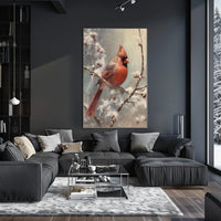 Winter Cardinal Poster