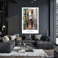 Verona Balcony Poster PosterGoat