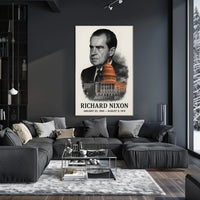 Richard Nixon 37th President of the United States Reflections Poster