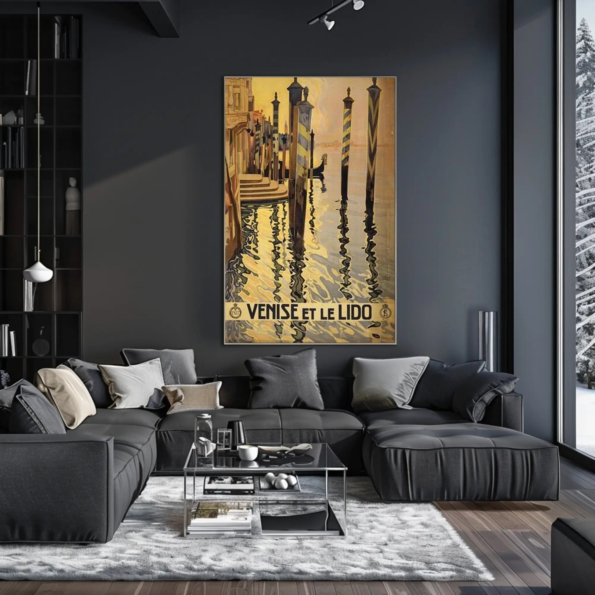 Venise et le Lido Poster PosterGoat