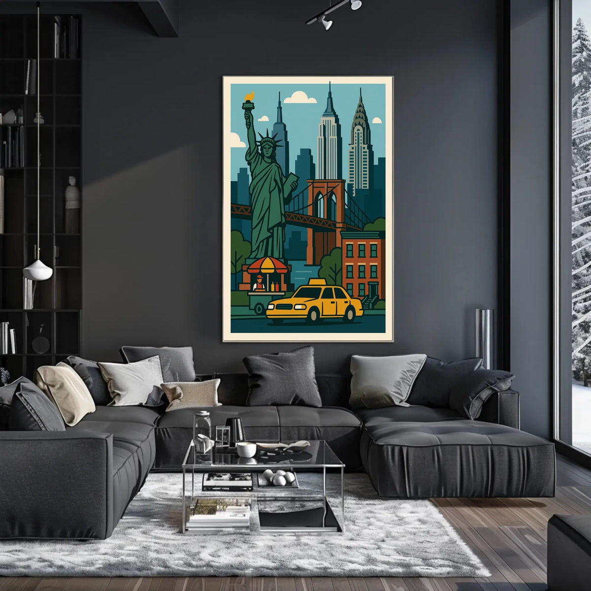 Iconic New York City Vibes Poster