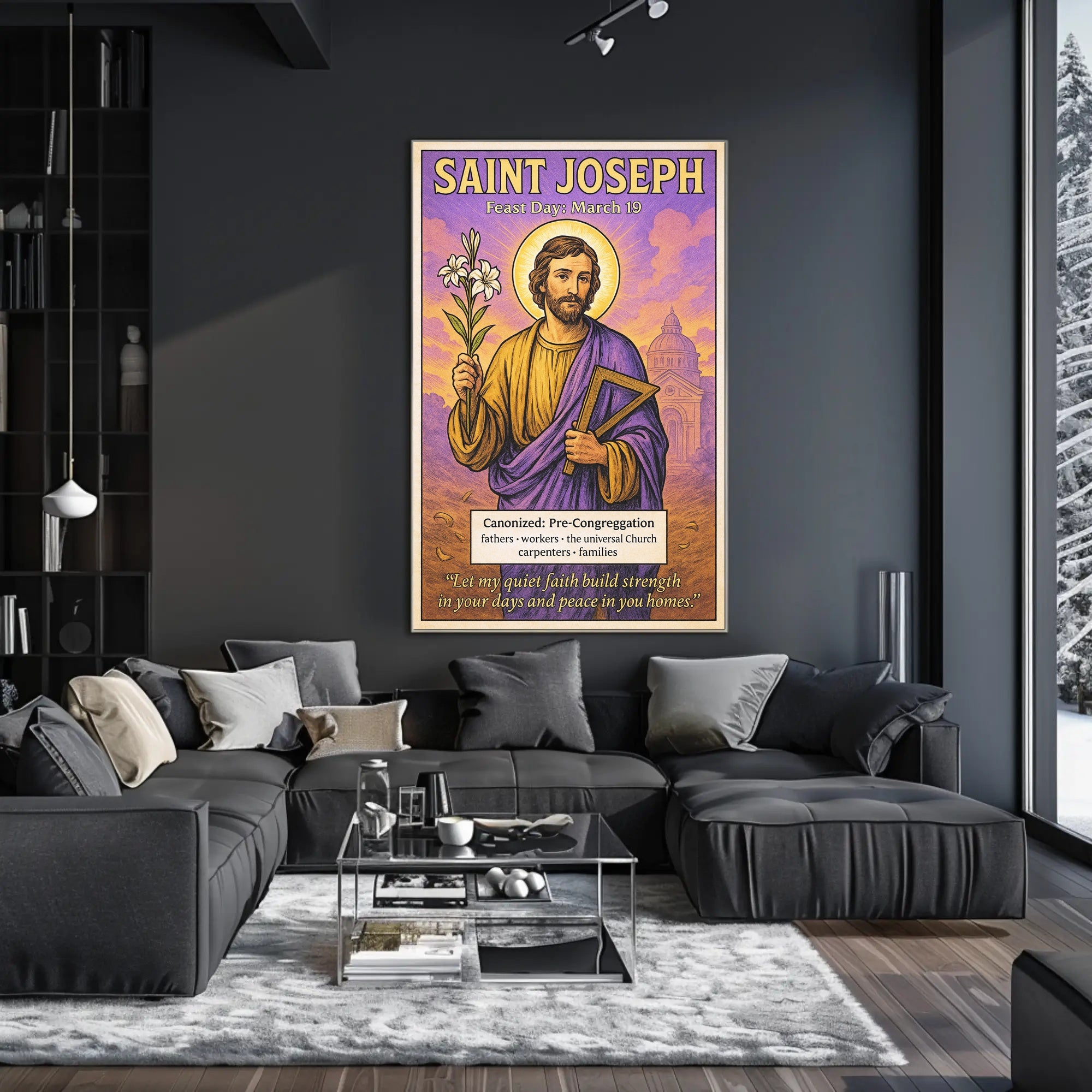 Saint Joseph Feast Day: March 19 Poster PosterGoat