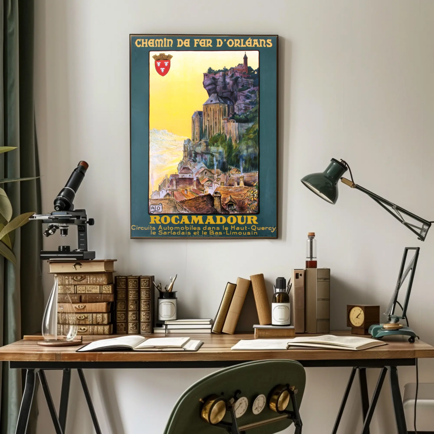 Rocamadour Travel Poster