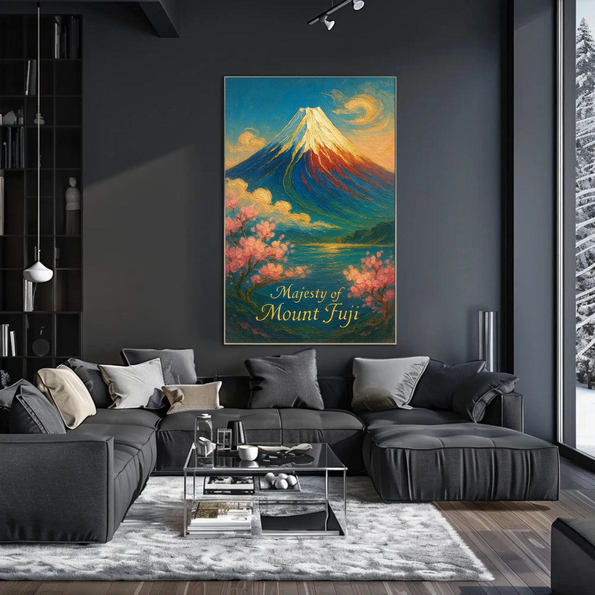 Majesty of Mount Fuji Poster
