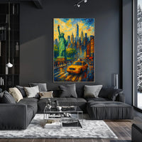 Statue Of Liberty New York Cityscape Poster Classic Wall Art