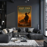 Desert Storm Triumph in the Gulf Poster
