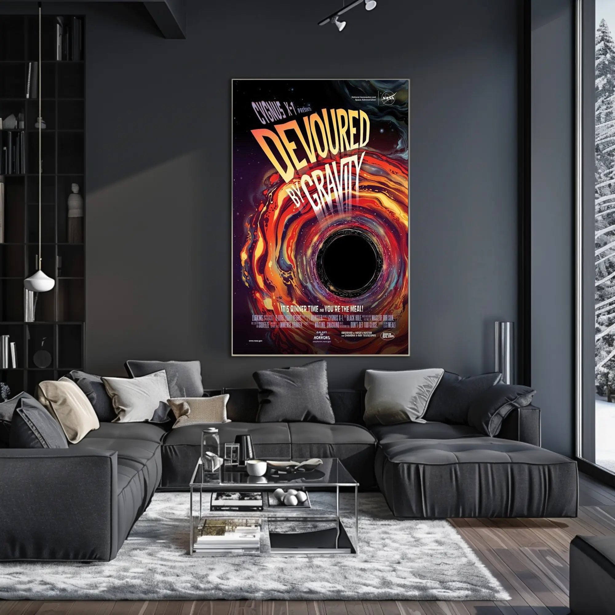 Devoured by Gravity Poster PosterGoat