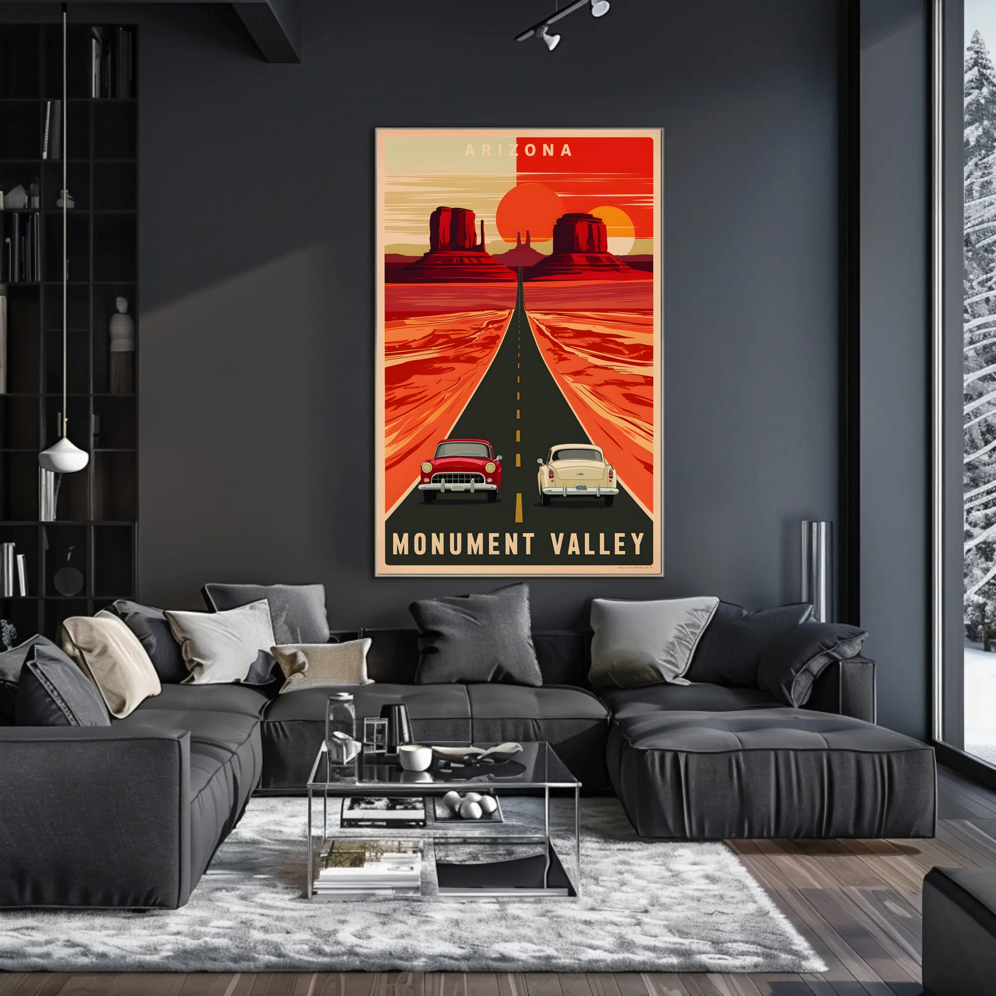 Monument Valley Road Trip Poster