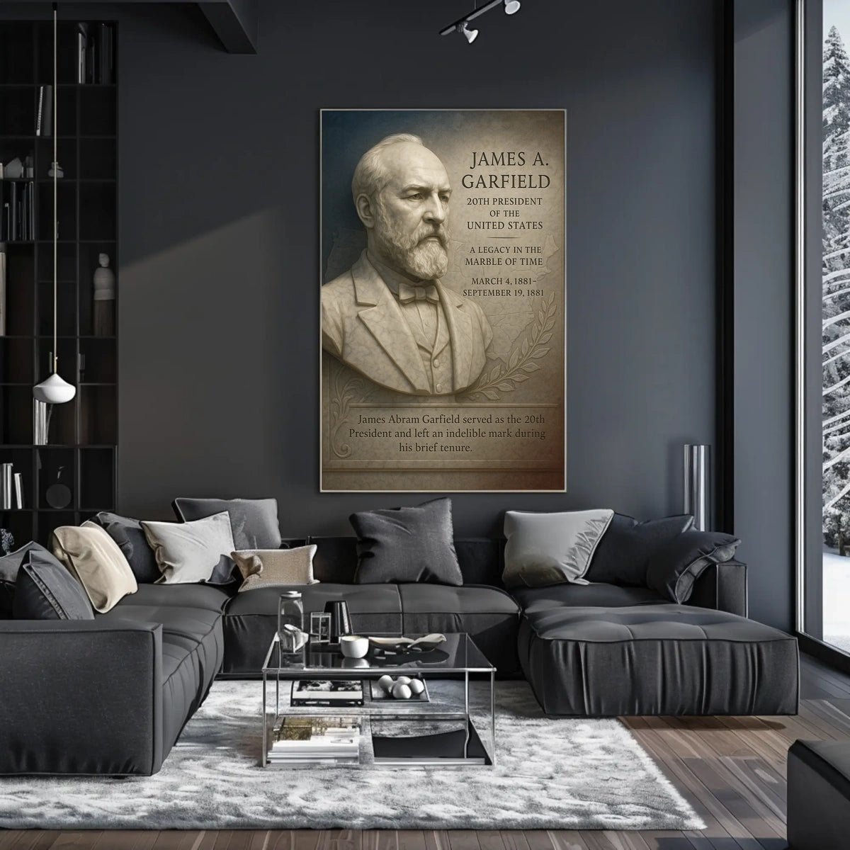 James A. Garfield 20th President Poster