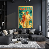 Vintage Naples Travel Poster