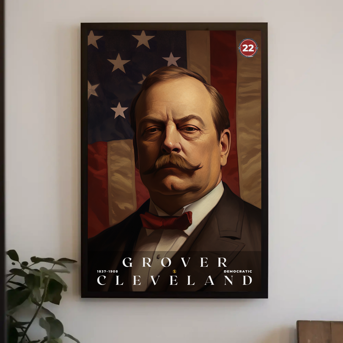 Grover Cleveland 22nd President Of The United States Portrait