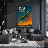 F-5A Freedom Fighter Poster PosterGoat