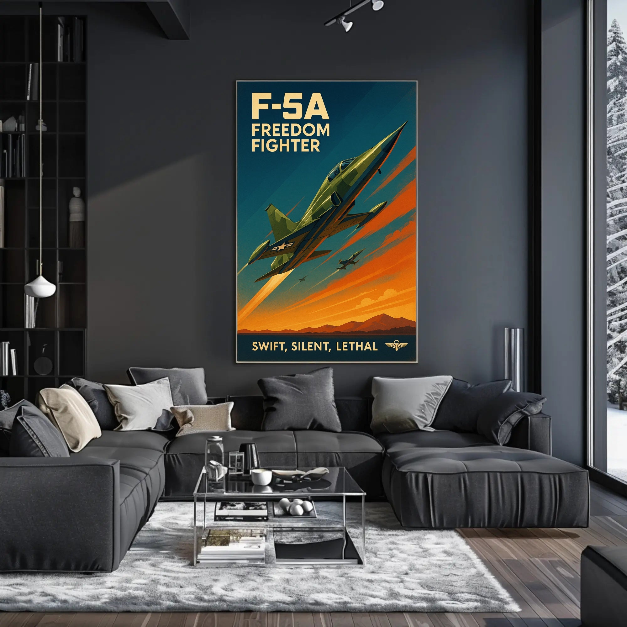 F-5A Freedom Fighter Poster PosterGoat