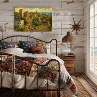 Monrovia Cityscape Vibrant Wanderlust Photography Poster