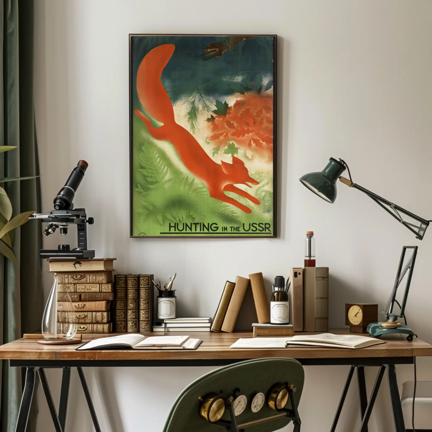 Hunting in the USSR Poster