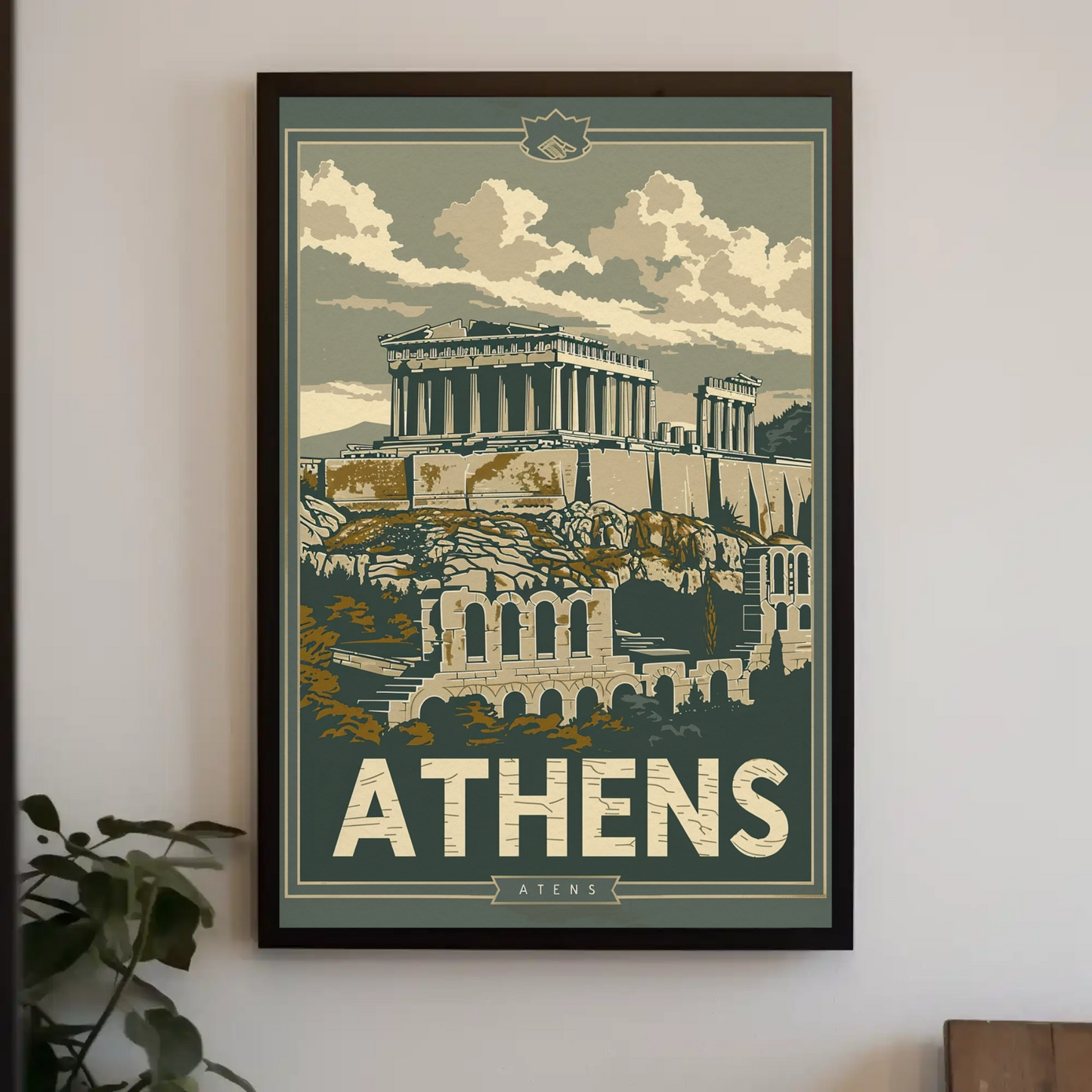 Athens Acropolis Poster