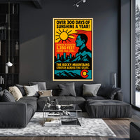 Colorado Sunshine and Elevation Poster
