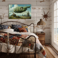 Surreal Whale Dreamscape Fantastical Poster
