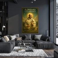 St. Bernard of Clairvaux Poster PosterGoat