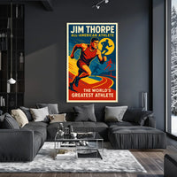 Jim Thorpe All-American Athlete Poster