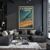 F-5 Freedom Fighter Poster
