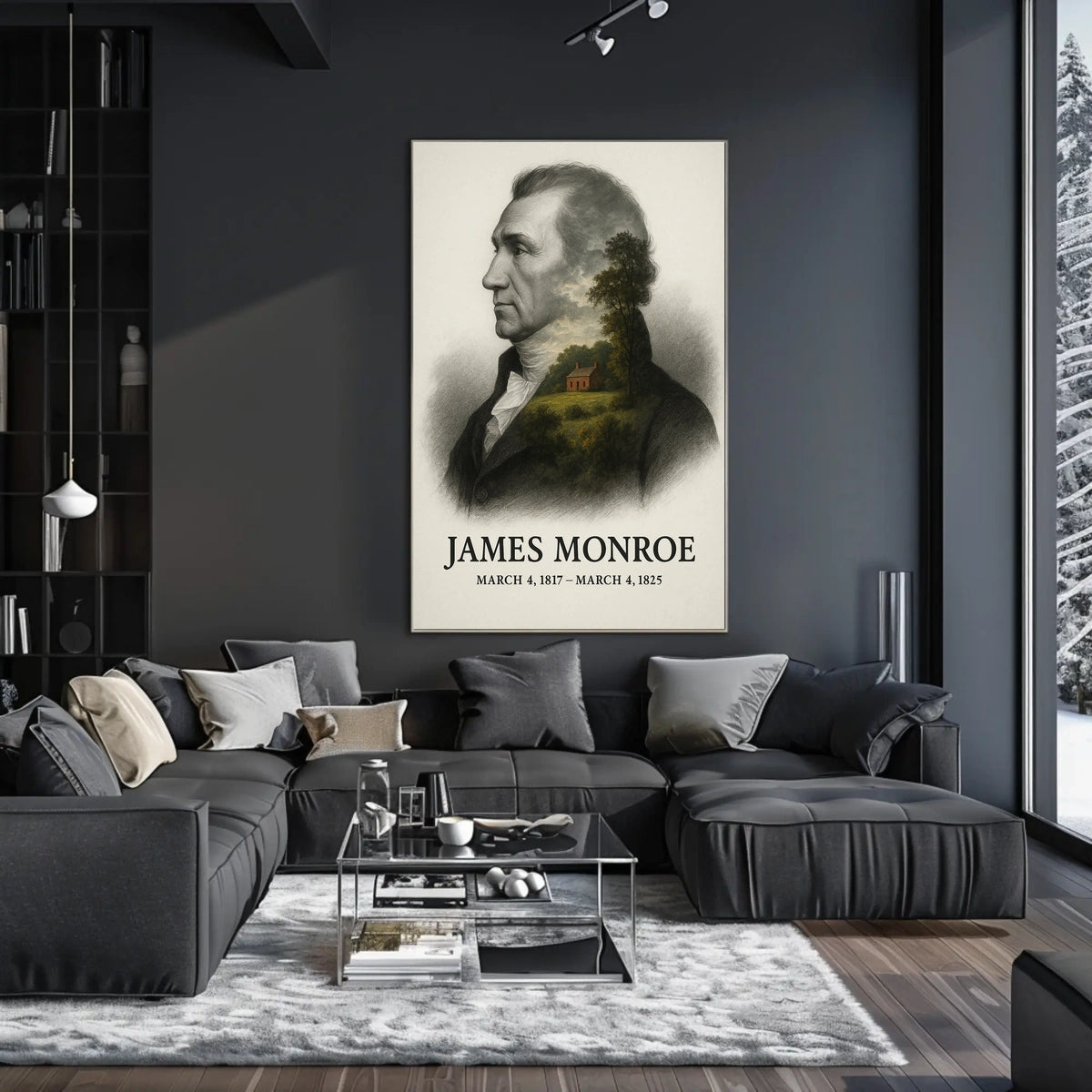 James Monroe 5th President of the United States Reflections Poster