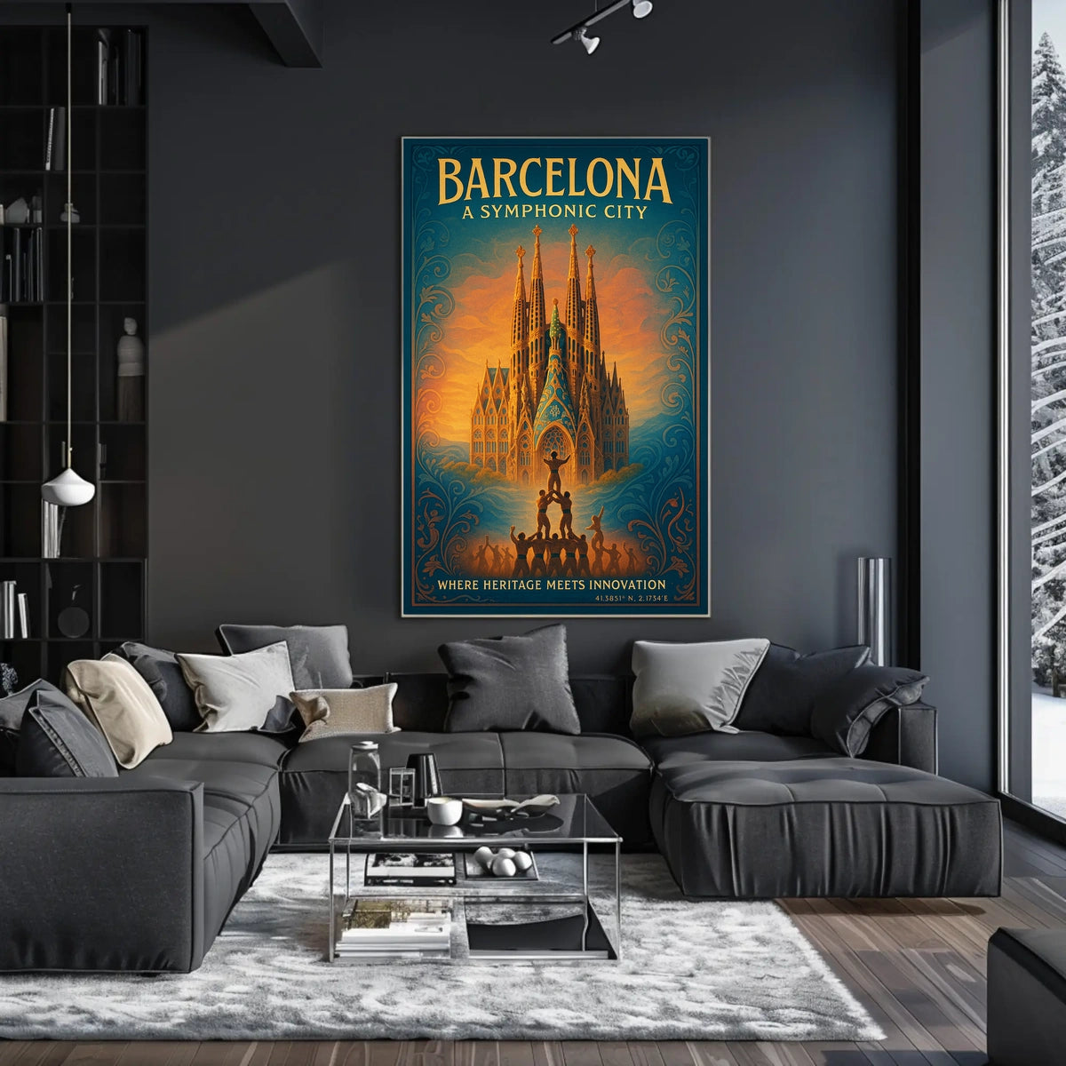 Barcelona A Symphonic City Poster