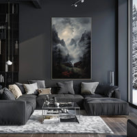 Journey Through The Misty Mountains Poster PosterGoat