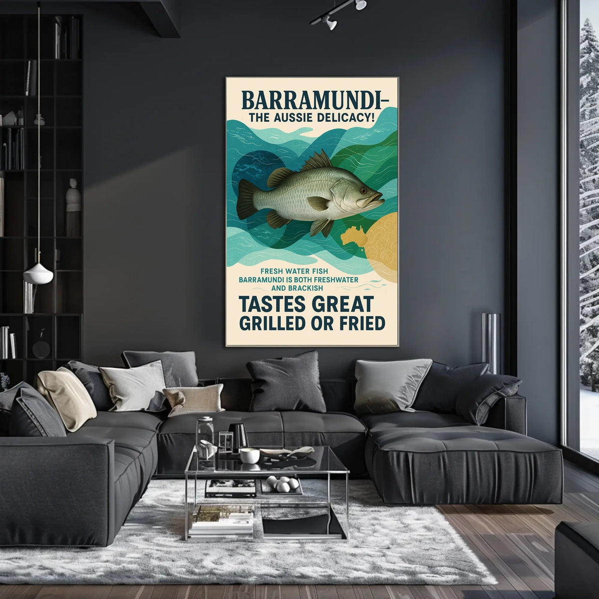 Barramundi The Aussie Delicacy Poster
