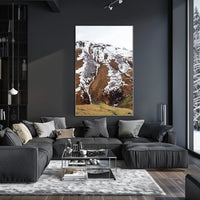 Majestic Mountain Landscape Photorealistic Poster Art