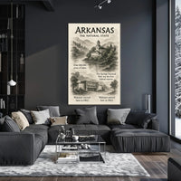 Arkansas The Natural State Poster