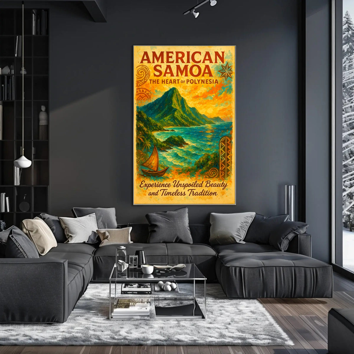 American Samoa The Heart of Polynesia Poster