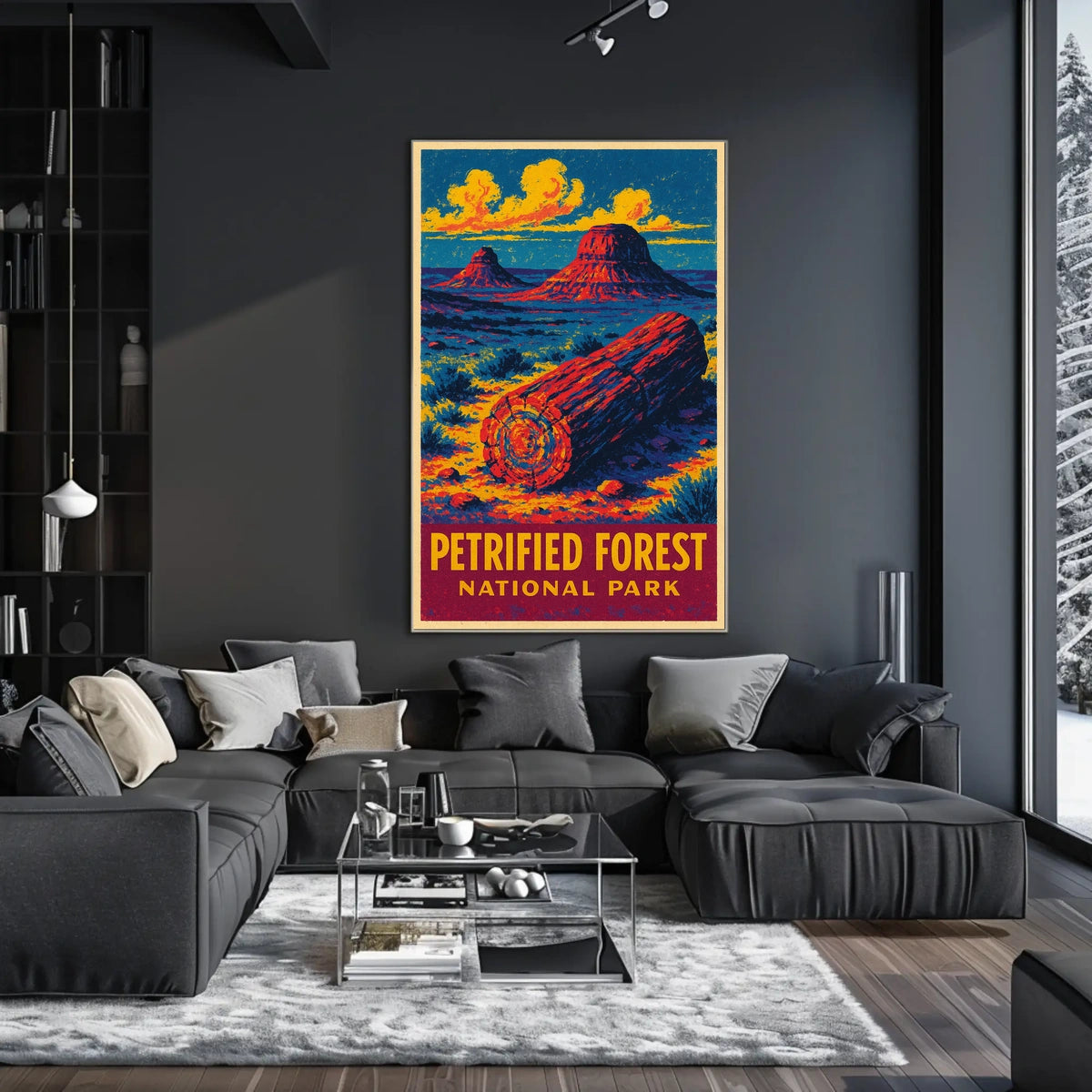 Petrified Forest Vintage Adventure Poster