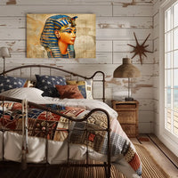 Majestic Pharaoh: Timeless Egyptian Art Poster