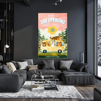 Zoo Opening Announcement Poster PosterGoat