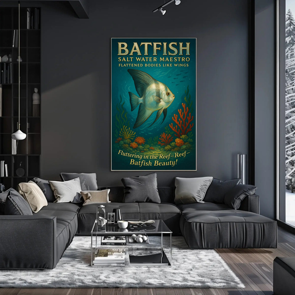Batfish Salt Water Maestro Poster