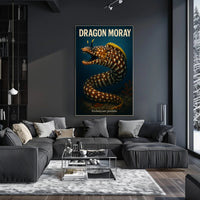 Dragon MorayEnchelycore pardalis Poster PosterGoat