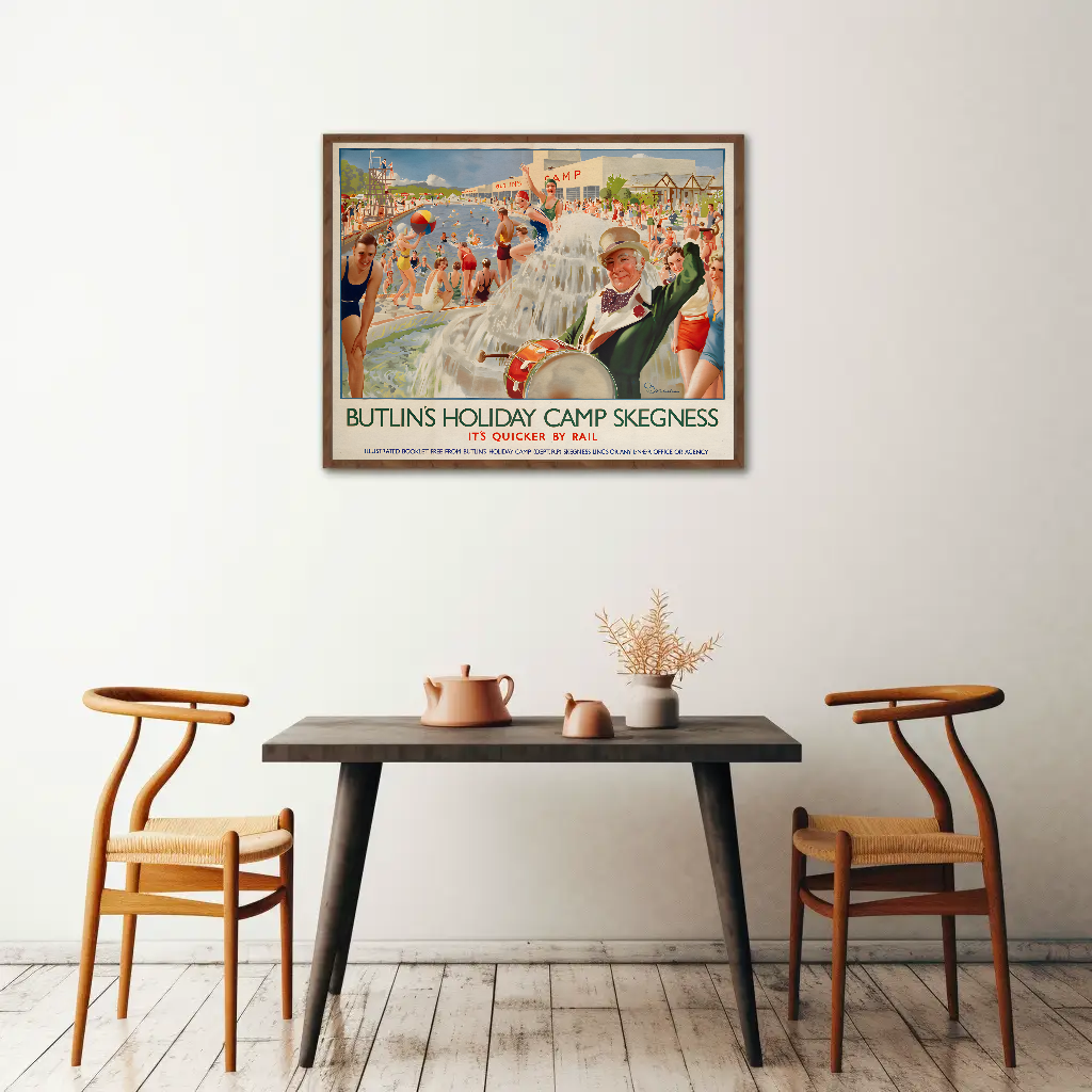 Butlin's Holiday Camp Skegness Poster