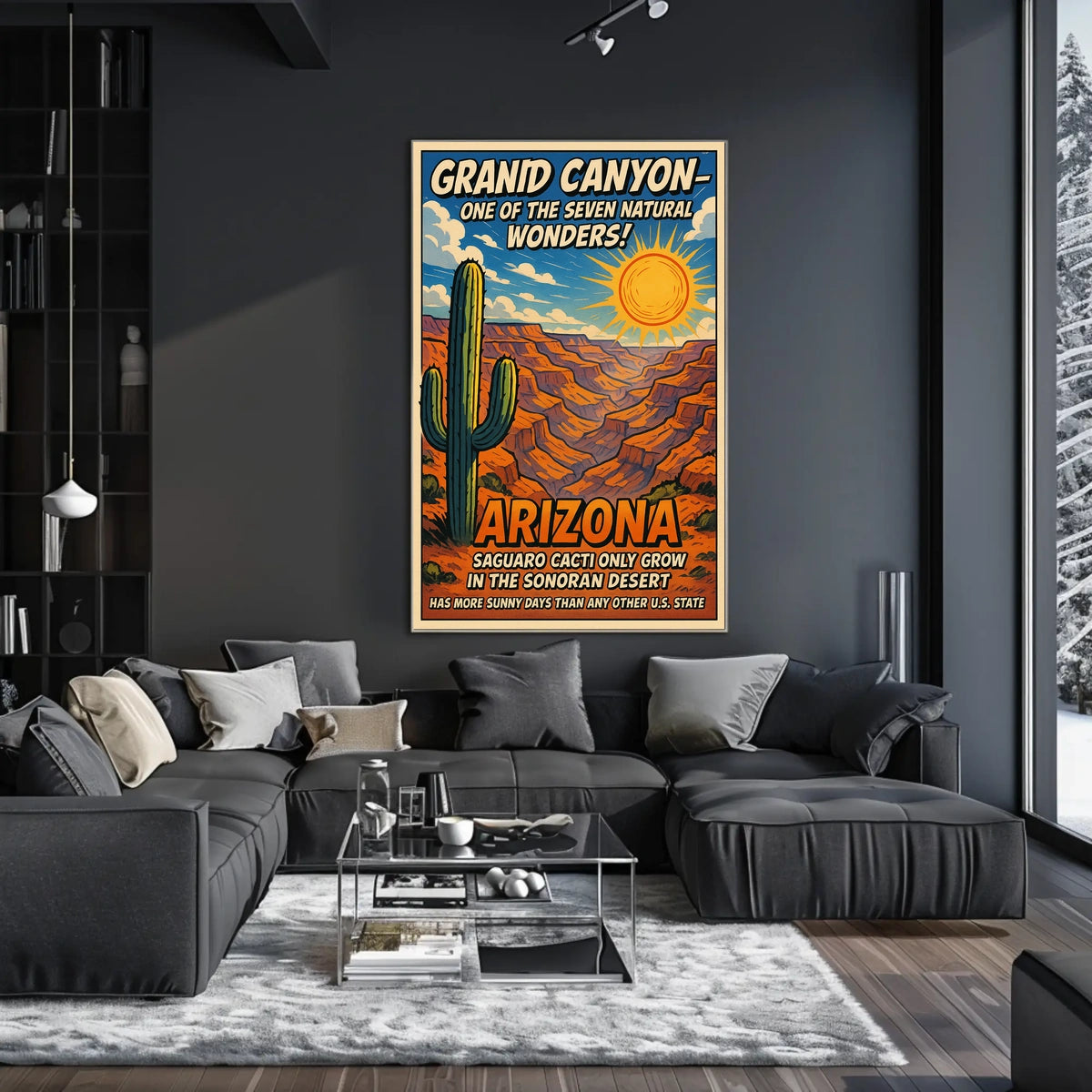 Arizona Land of Natural Wonders Poster