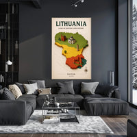 Lithuania Land of History and Nature Poster PosterGoat