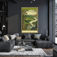 Serene River Valley Poster