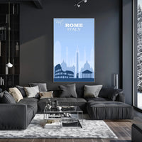 Visit Rome, Italy Travel Poster