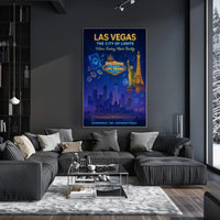 Las Vegas The City of Lights Poster PosterGoat