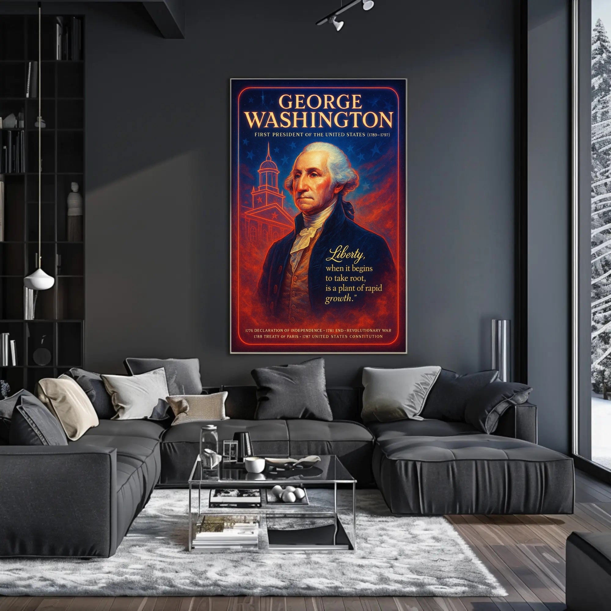 George Washington 1st President Poster PosterGoat