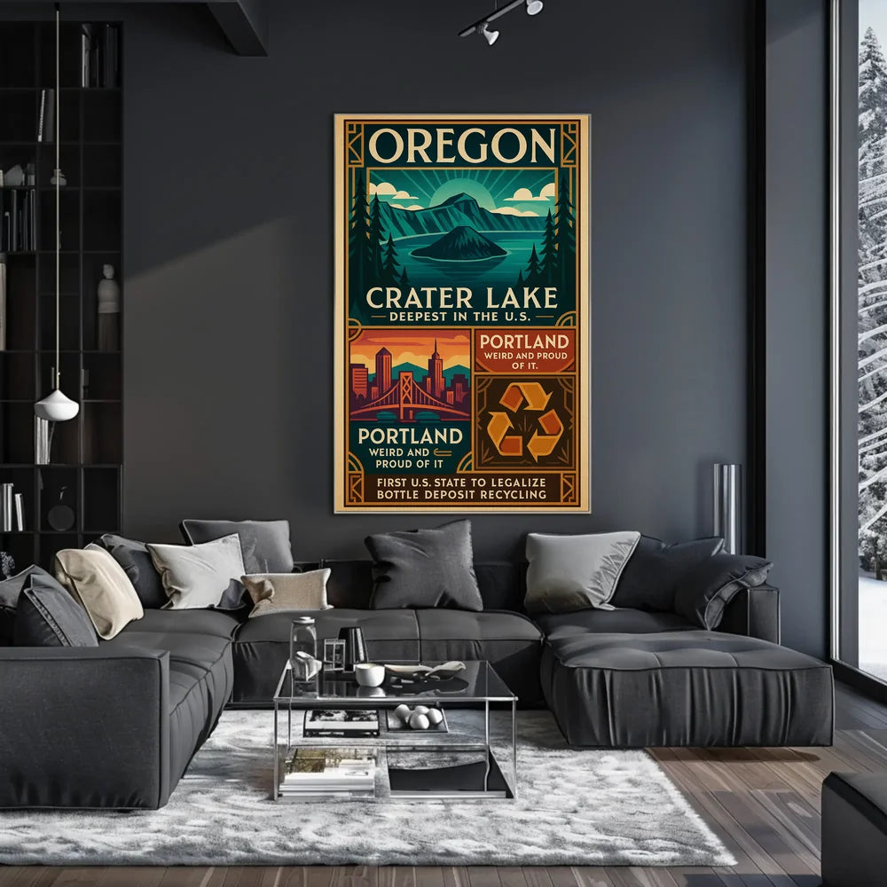 Oregon Culture and Pride Poster