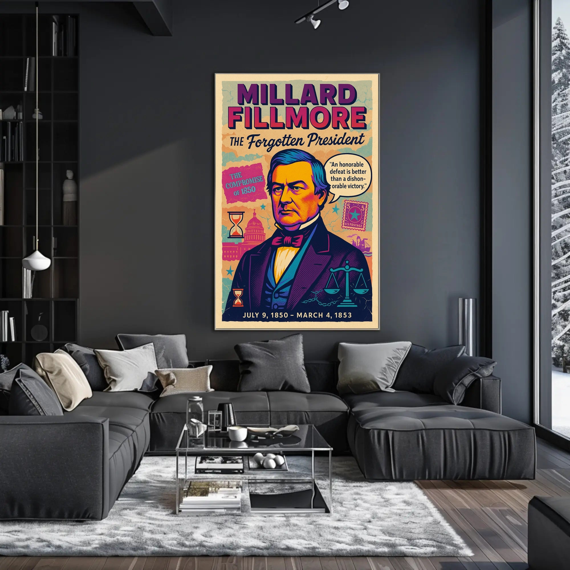 Millard Fillmore The Forgotten President Poster PosterGoat