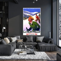 Winter Adventure in Alsace Poster PosterGoat