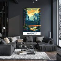 Yosemite's Majestic View National Park Poster